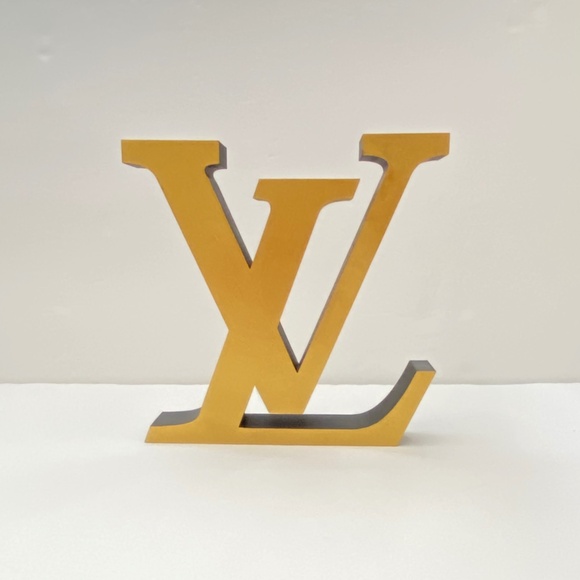 ❗️PRICE DROP❗️Rare Large LV Gold/Black Art Decor - Picture 2 of 6